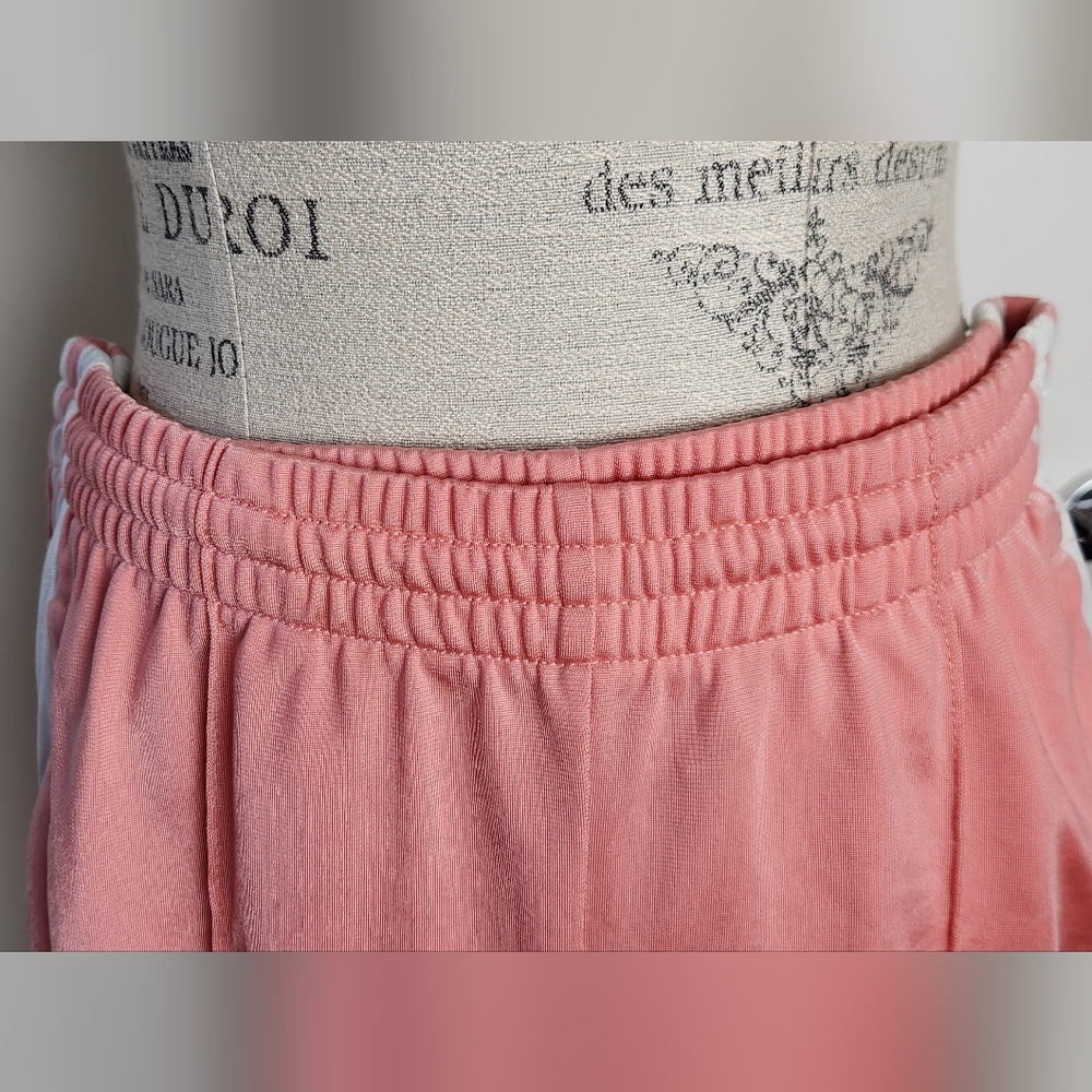 adidas Pink and White Snap-Front Track Pants - Picture 6 of 12